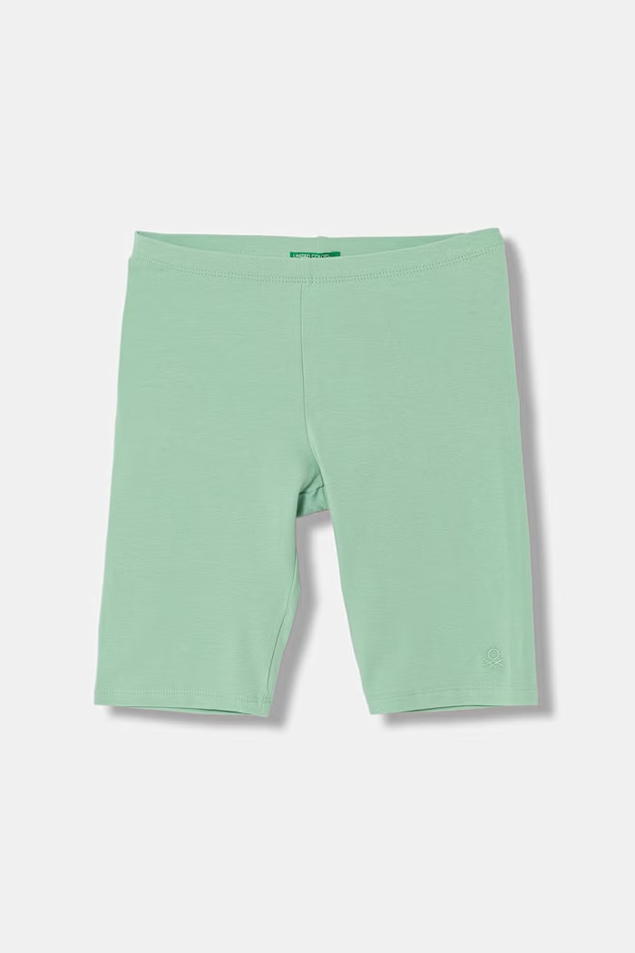 United Colors of Benetton kolarki dziecięce bawełniane z elastanem zielony 3MT1C901D.G.season.PPY2