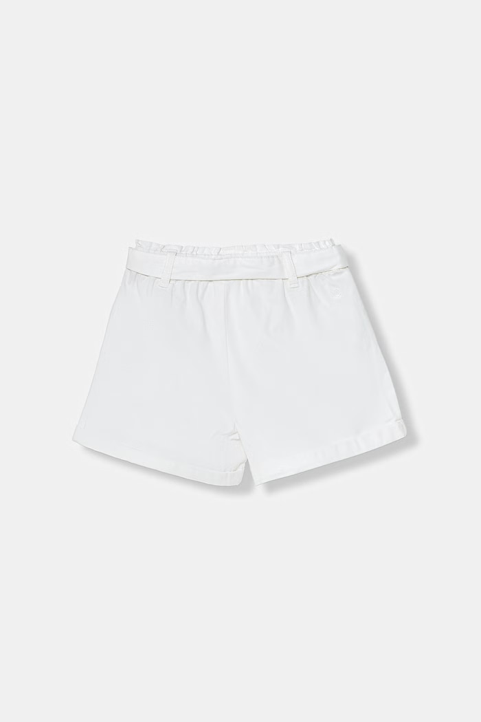 United Colors of Benetton szorty dziecięce bawełniane 47RGG903H.P.seasonal biały SS26