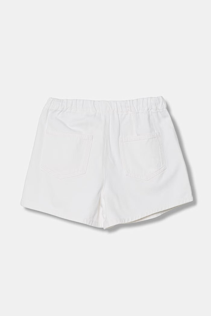 United Colors of Benetton šortky detské rifľové 4PYAC904Y.G.seasonal biela SS26