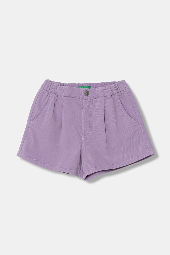 United Colors of Benetton šortky detské rifľové fialová 4PYAC904Y.G.seasonal
