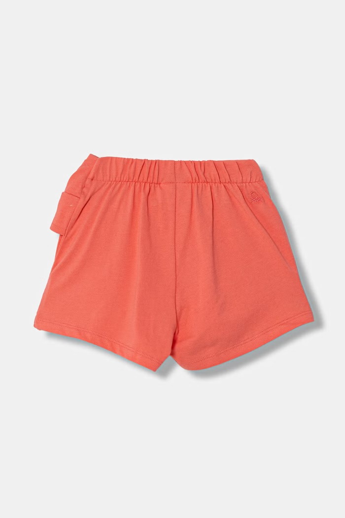 United Colors of Benetton szorty dresowe dziecięce bawełniane 3MI5G9028.P.seasonal pomarańczowy SS26
