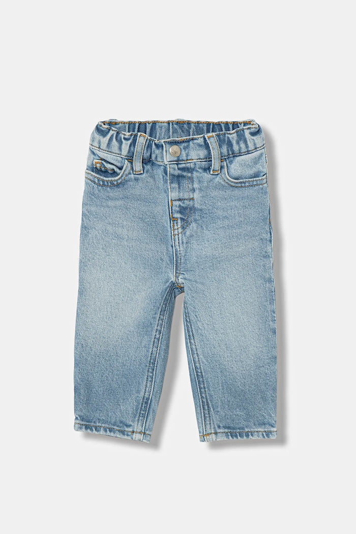 Detské rifľové krátke nohavice Calvin Klein Jeans rifľovina modrá IN0IN00356.PPY2