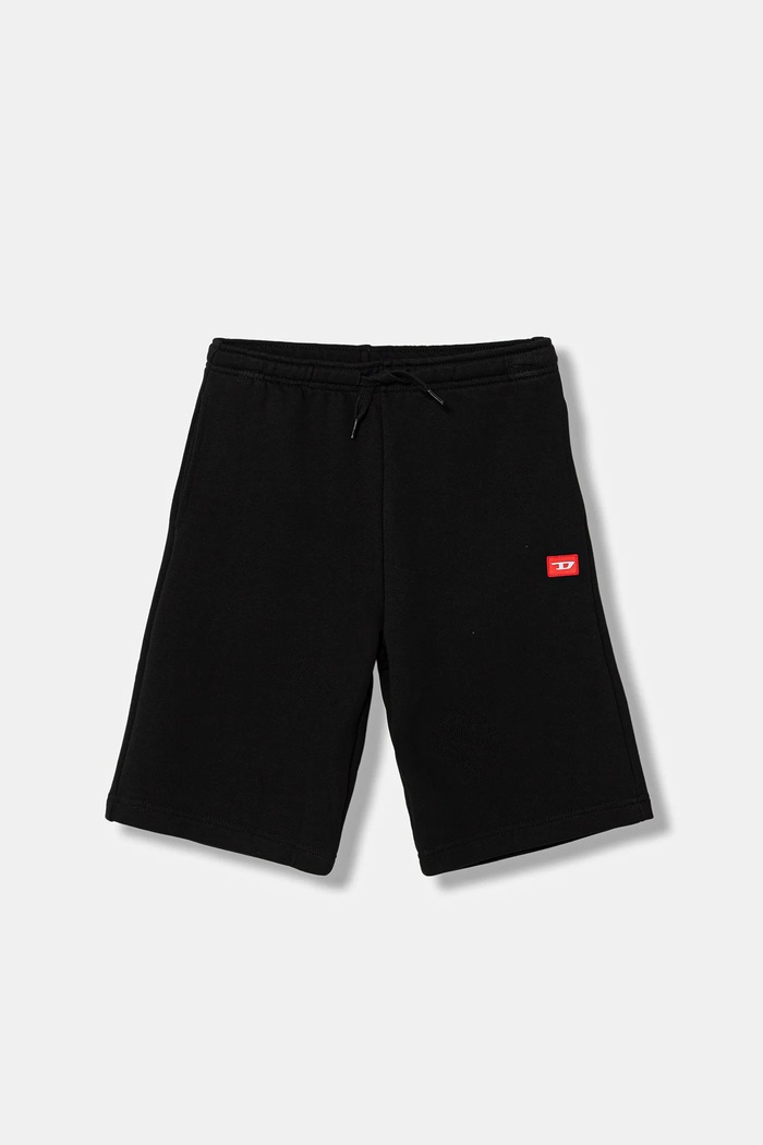 Diesel pantaloni scurți din bumbac pentru copii PXGINSHORT SHORTS casual negru J02684.0GEAD