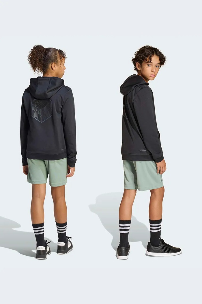 Chłopiec adidas szorty dziecięce MINECRAFT KD0986 turkusowy