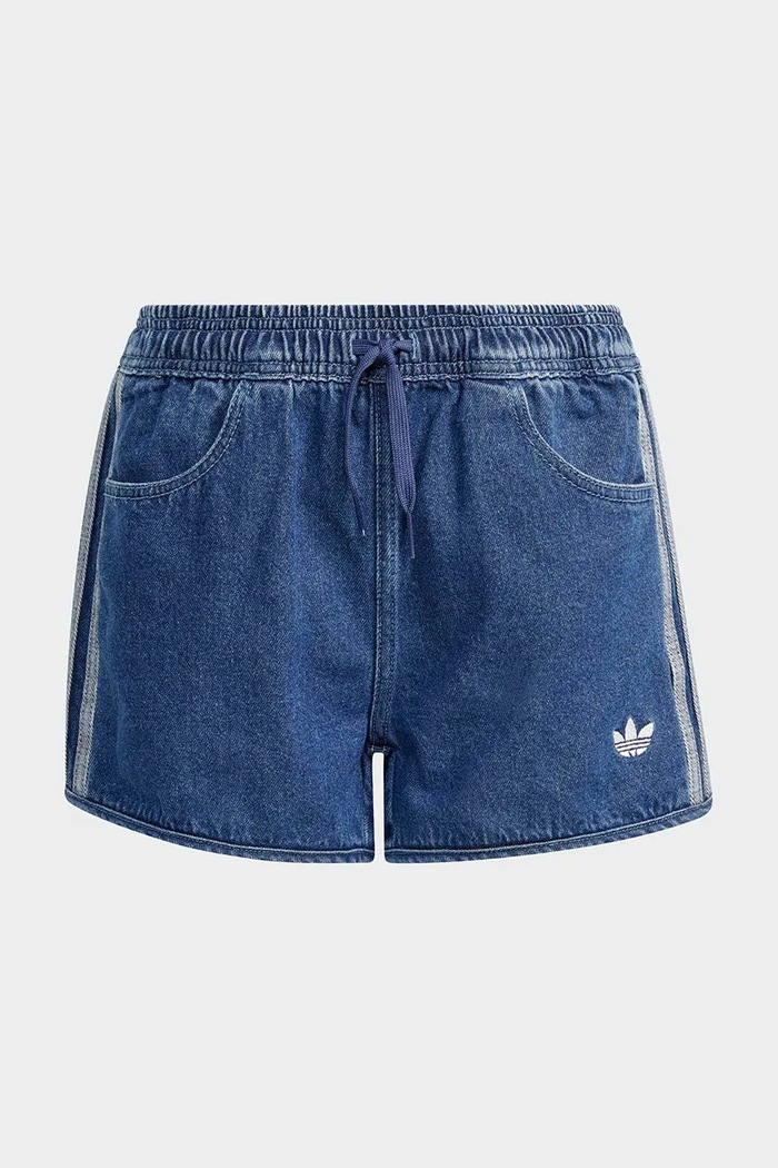 Otroške kratke hlače iz jeansa adidas Originals KC8518 modra SS26