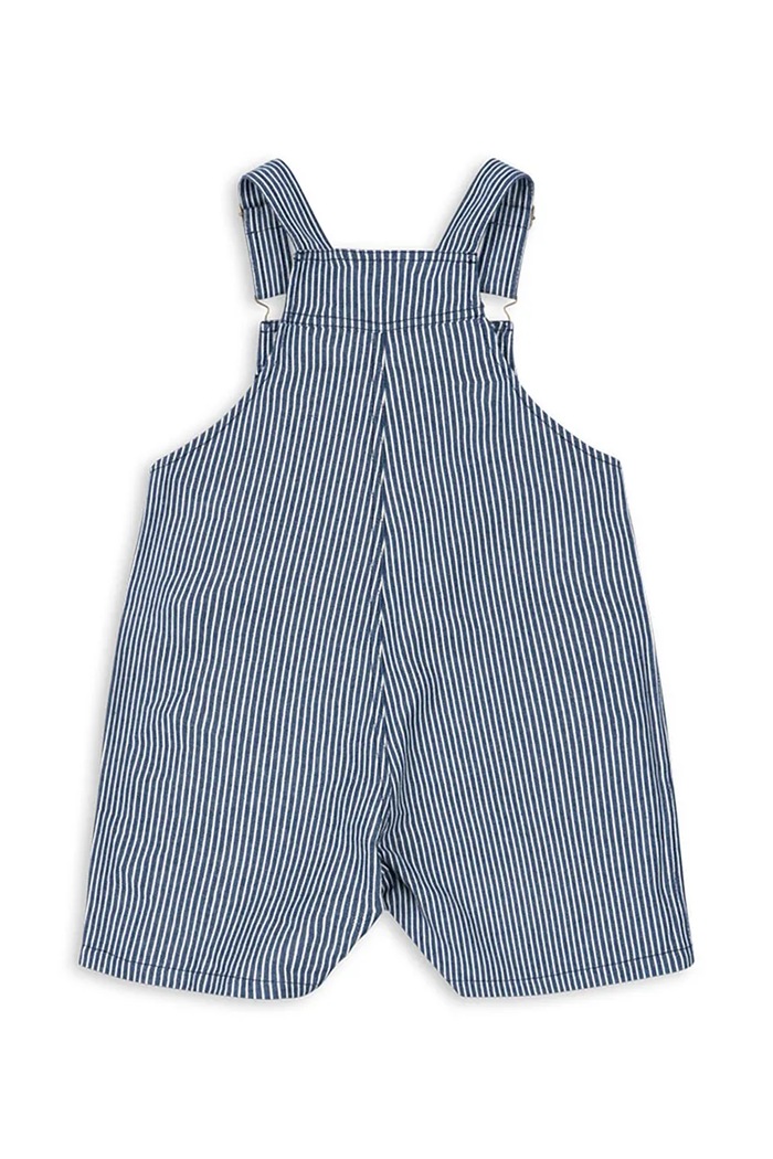 Detské nohavice na traky Konges Sløjd LUC OVERALLS GOTS KS104956.PPY2 modrá SS26