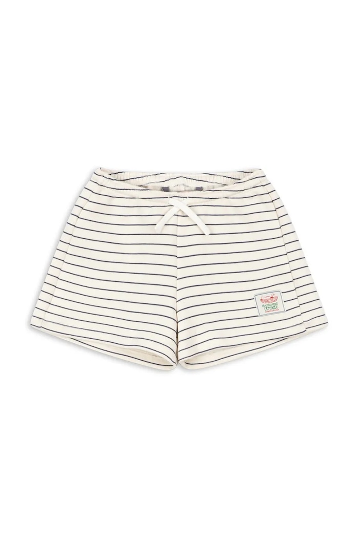 Konges Sløjd szorty dziecięce LOU SWEAT SHORTS OCS KS104944.PPY2 beżowy SS26