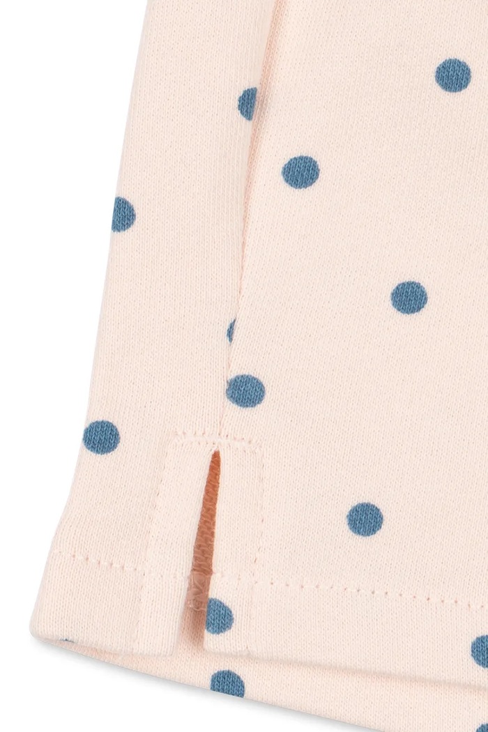 Konges Sløjd szorty bawełniane dziecięce SPOTTY SWEAT SHORTS GOTS KS105091.PPY2 beżowy