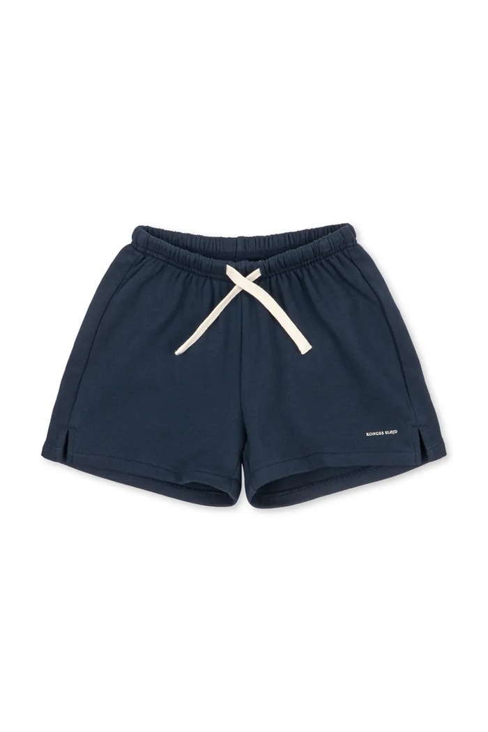 Konges Sløjd szorty bawełniane dziecięce SPOTTY SWEAT SHORTS GOTS bawełna granatowy KS105091.PPY2