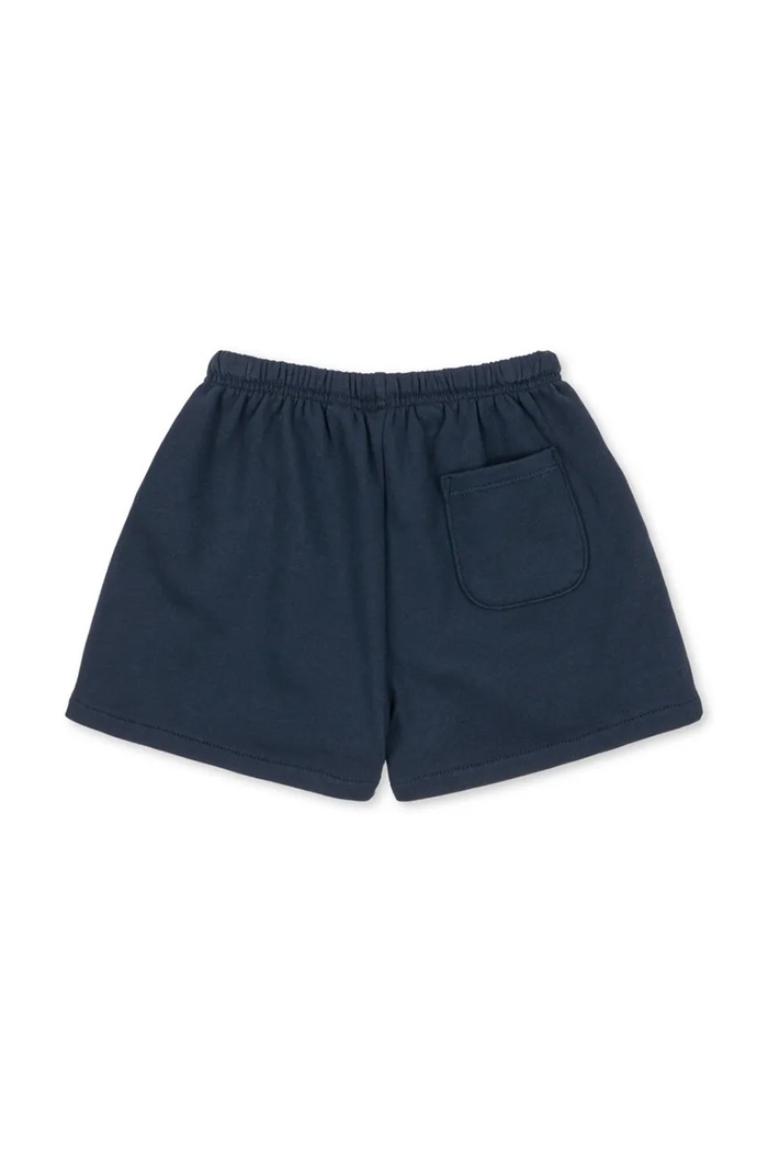 Konges Sløjd szorty bawełniane dziecięce SPOTTY SWEAT SHORTS GOTS KS105091.PPY2 granatowy SS26