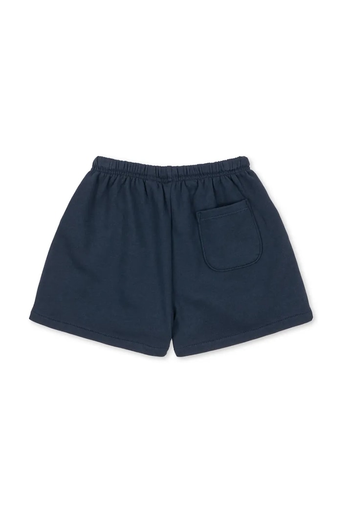 Konges Sløjd szorty bawełniane dziecięce SPOTTY SWEAT SHORTS GOTS KS105091.PPY2 granatowy SS26