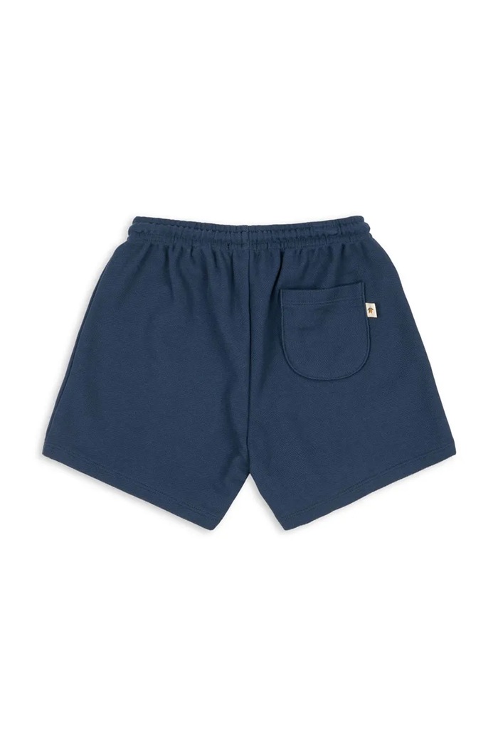 Konges Sløjd szorty bawełniane dziecięce FLORIAN SHORTS GOTS KS104815.PPY2 granatowy SS26