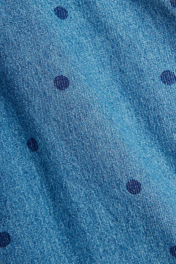 Băieți Mini Rodini pantaloni scurți din denim pentru copii denim dots 26230152 albastru