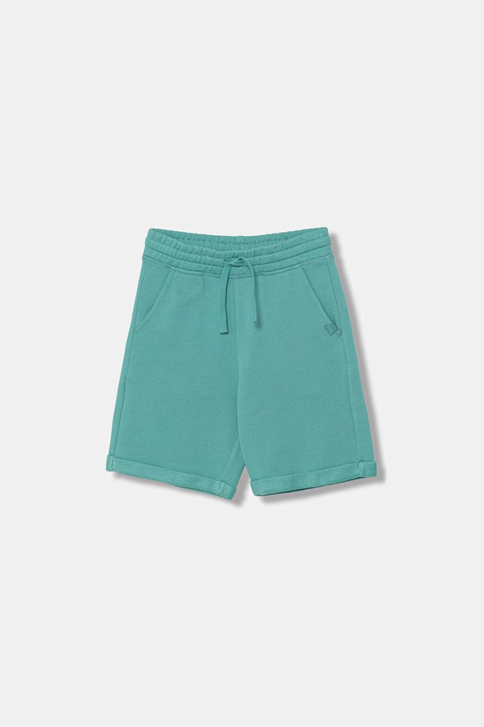 United Colors of Benetton szorty dziecięce bawełniane turkusowy 3J68C901G.G.Stagionale