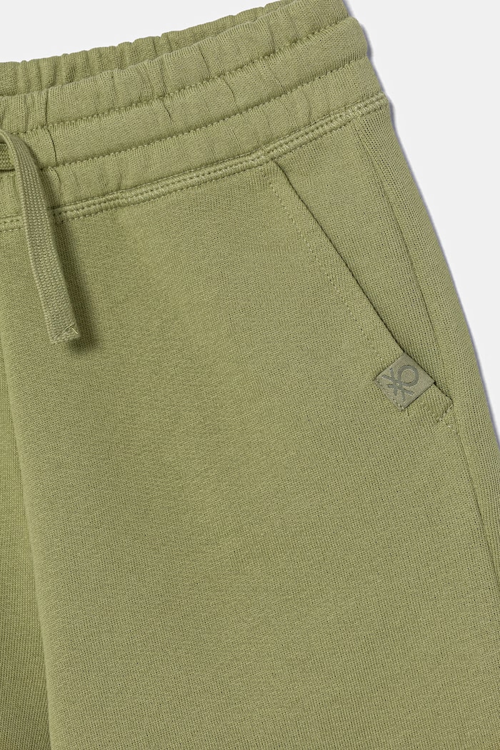 Băieți United Colors of Benetton pantaloni scurți copii de bumbac 3J68C901G.G.Stagionale verde