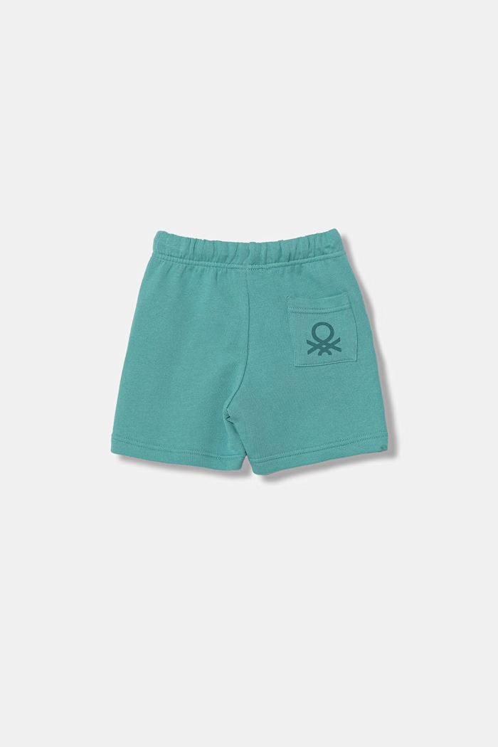 United Colors of Benetton pantaloni scurți pentru copii, din bumbac 3J70G900P.P.Stagionale turcoaz SS26