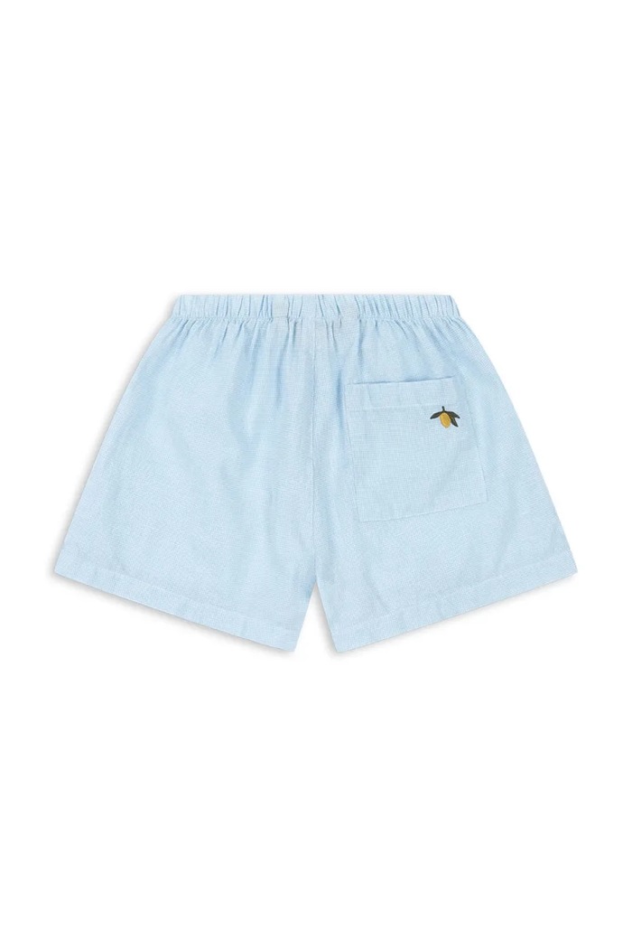 Konges Sløjd rövidnadrág gyerek pamut FRAN SHORTS GOTS KS105389.PPY2 kék SS26