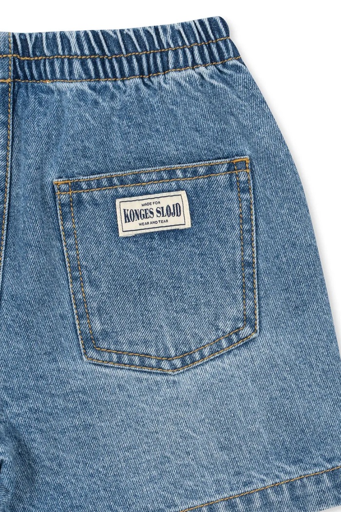 Băieți Konges Sløjd pantaloni scurți pentru copii, din denim MAGOT DENIM SHORTS GOTS KS105462.PPY2 bleumarin
