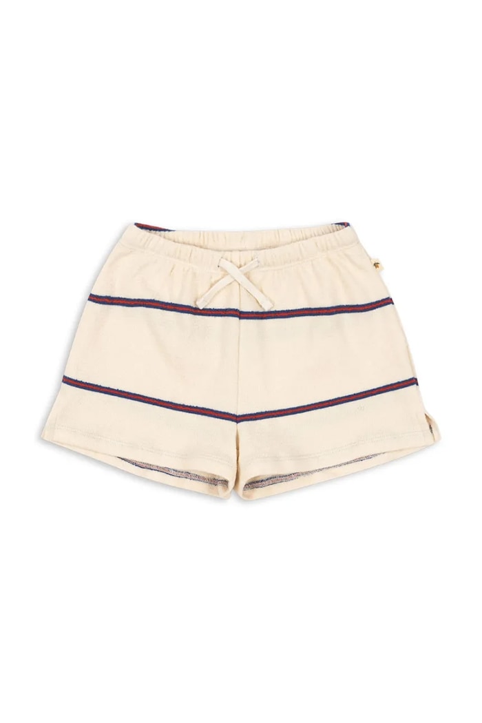 Konges Sløjd šortky detské s bavlnou TRIO SHORTS GOTS KS105558.PPY2 béžová SS26