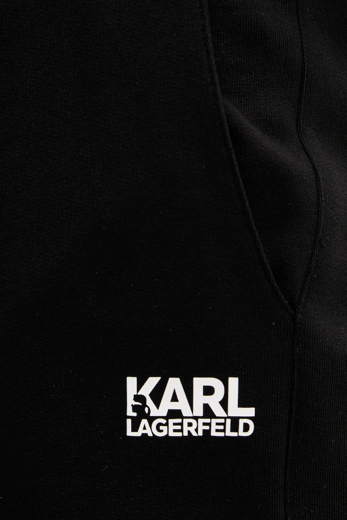 Karl Lagerfeld szorty bawełniane czarny 561917.705783