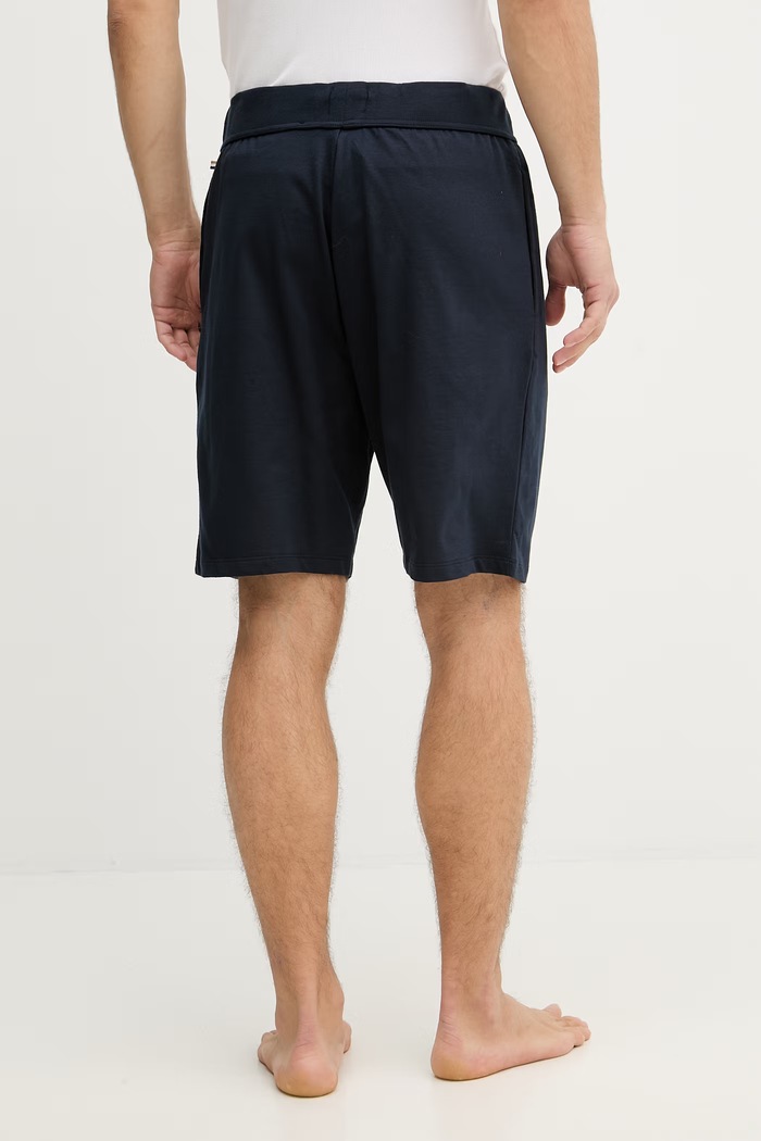 Oblečení BOSS teplákové šortky pánské bavlněné Authentic Shorts 50554778 námořnická modř