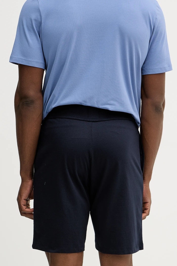 Ρούχα BOSS σορτς επίσημα Ανδρικά βαμβακερά Authentic Shorts 50554778 σκούρο μπλε