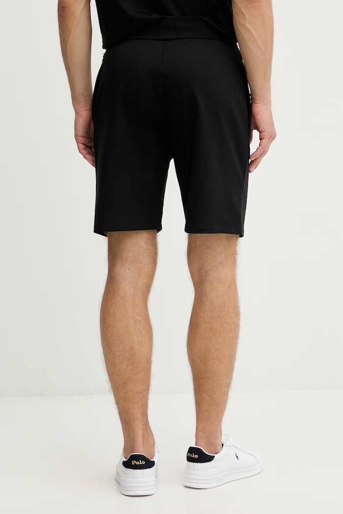 Oblečení BOSS teplákové šortky pánské bavlněné Authentic Shorts 50554778 černá