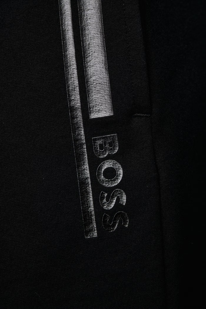 Szorty dresowe męskie bawełniane Authentic Shorts BOSS 50554778 czarny