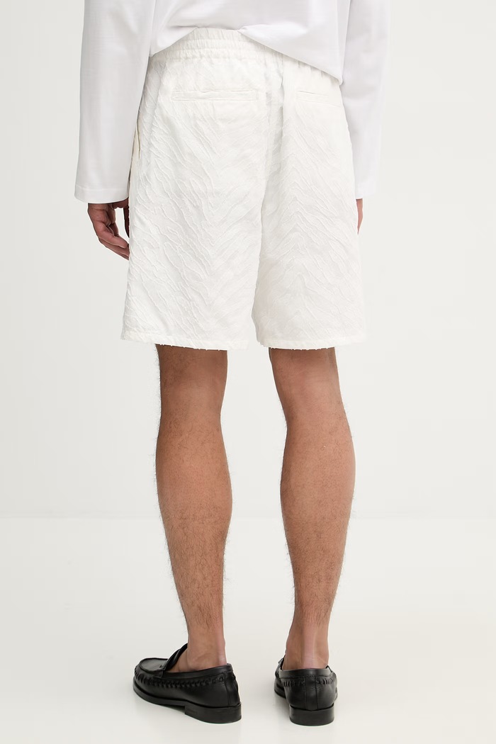 Odzież Kenzo szorty męskie bawełniane FG55SH5089JS biały