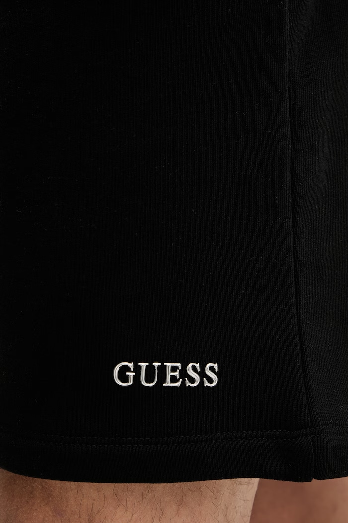 Guess pantaloni scurți MARZIO negru Z6RD06.KAIJ1
