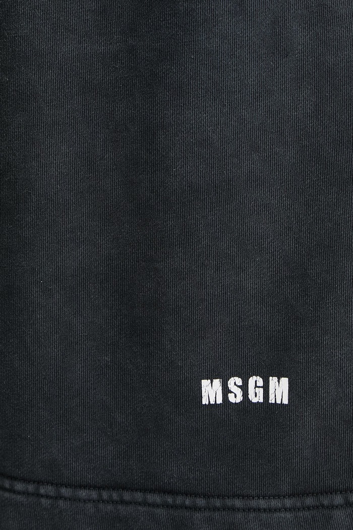 MSGM pantaloni scurți din bumbac gri 4040MB71SE.267092