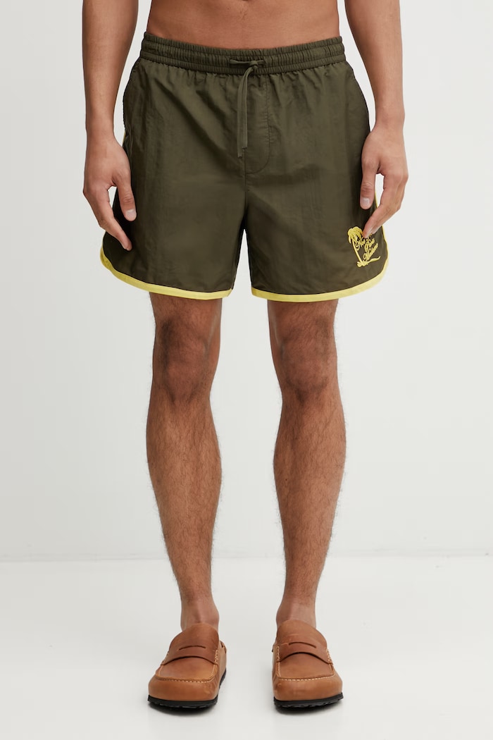 Drôle de Monsieur Plage Slogan Palmier pánské zelená K.BS184.PA028.KK