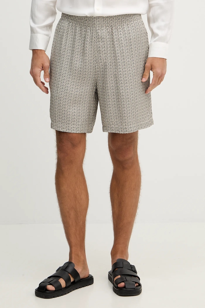 Šortky Armani Exchange látka béžová XM001822.AF13235