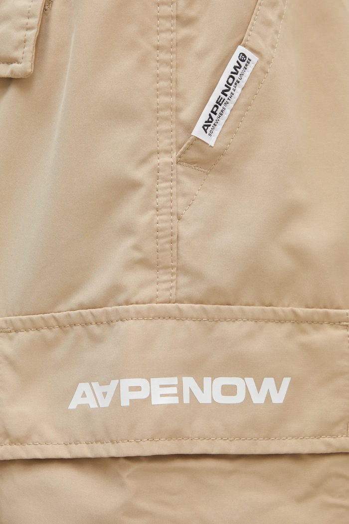 Šortky AAPE Now AAPSPMB672XXO béžová