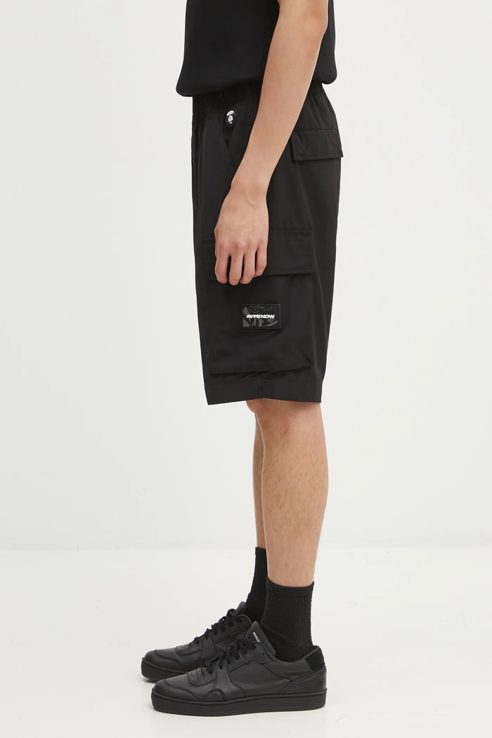 Šortky AAPE Now AAPSPMB672XXO čierna SS26