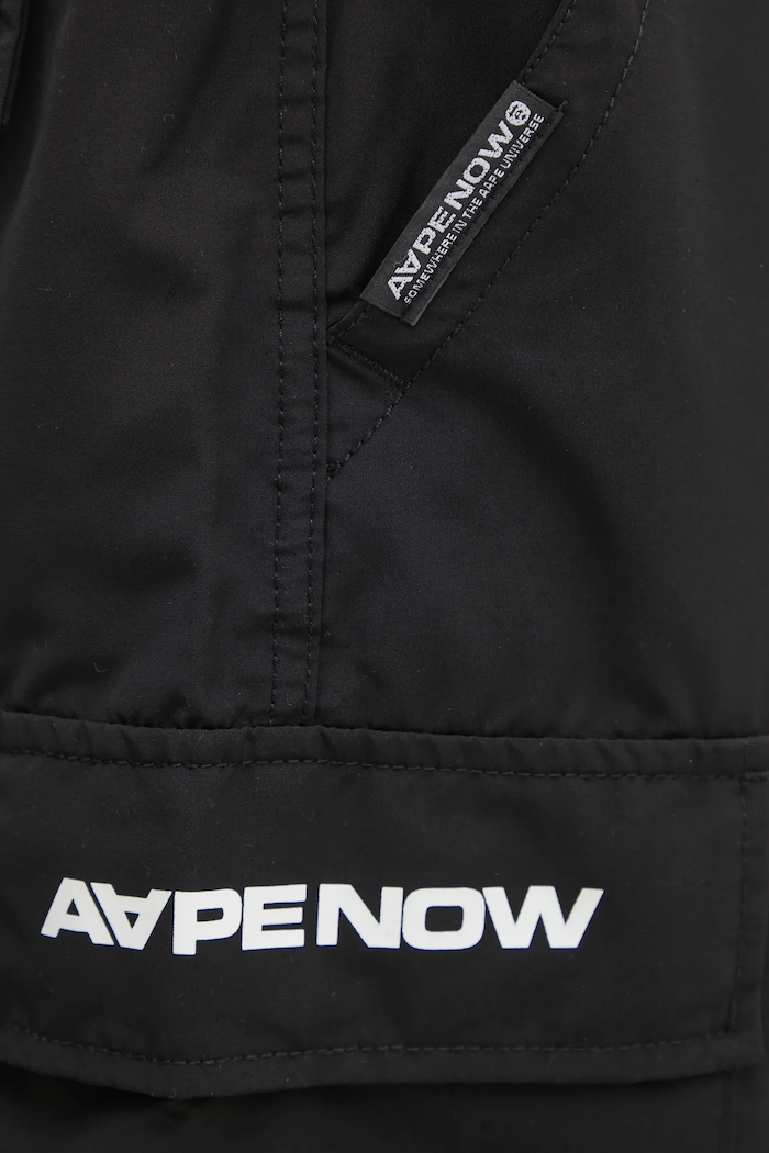 Šortky AAPE Now AAPSPMB672XXO čierna