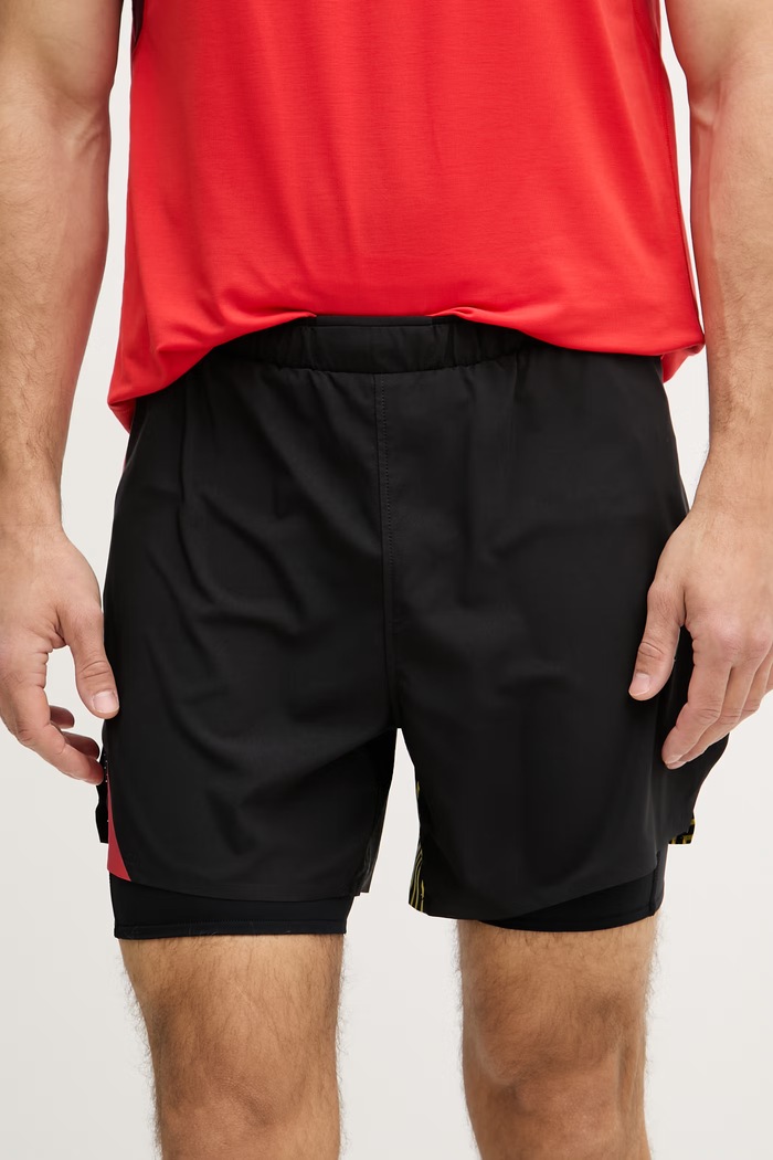La Sportiva pantaloni scurți de trekking pentru bărbați Flow negru ZARS040