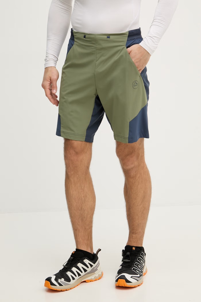 La Sportiva szorty trekkingowe męskie Trail Guard zielony ZAHS020