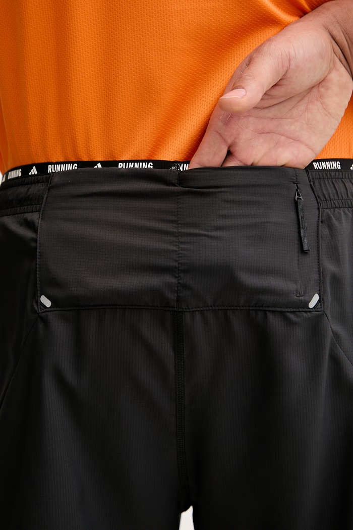 adidas Performance szorty do biegania adi365 czarny JZ7711