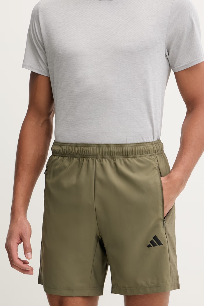 Tréningové šortky adidas Performance látka zelená KD2951