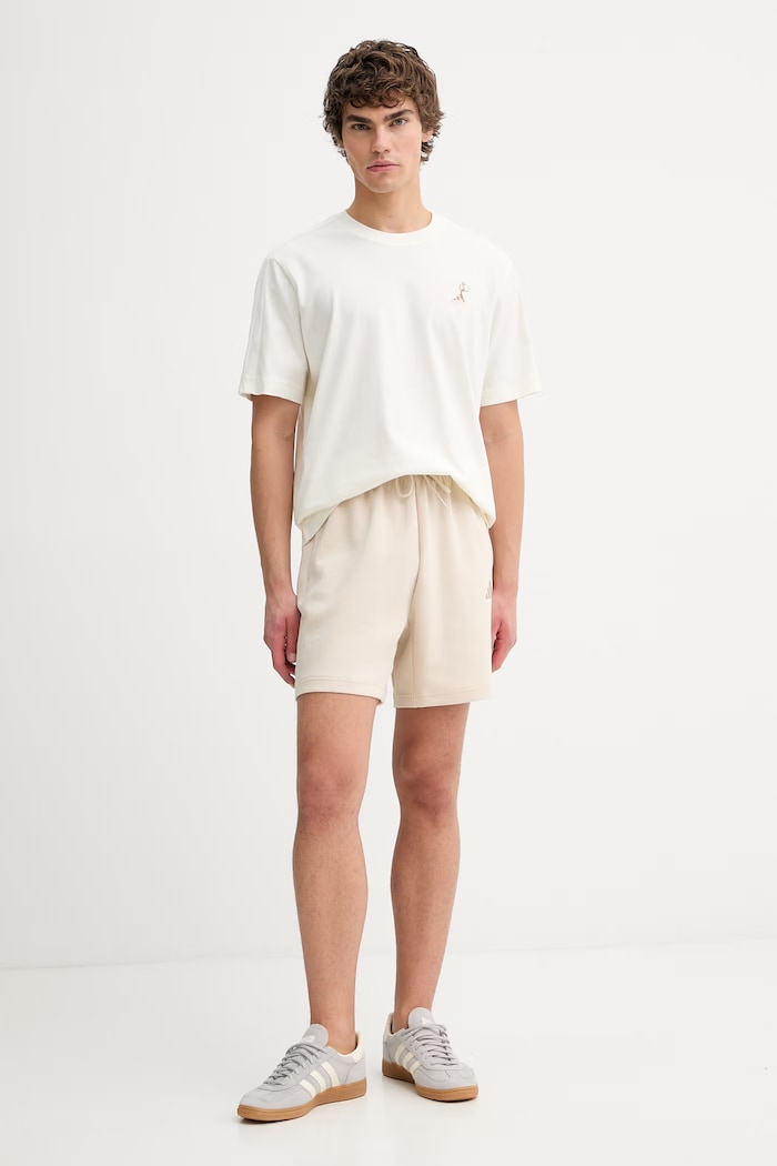adidas szorty KD7659 beżowy SS26