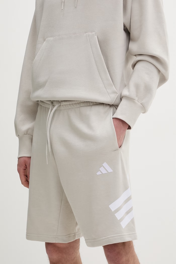 adidas szorty dzianina szary KS3000