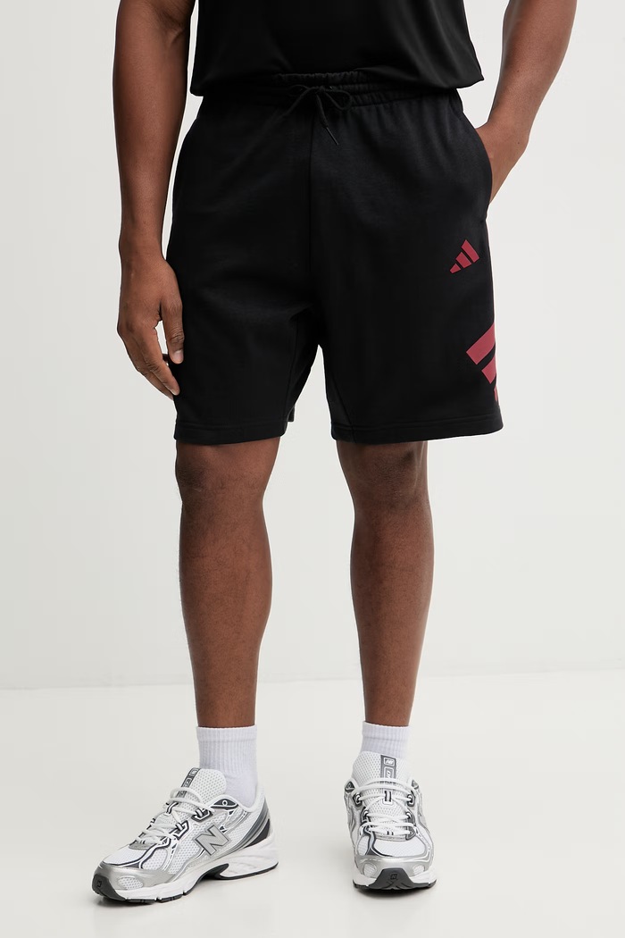Kratke hlače adidas Pletenina črna KS3001