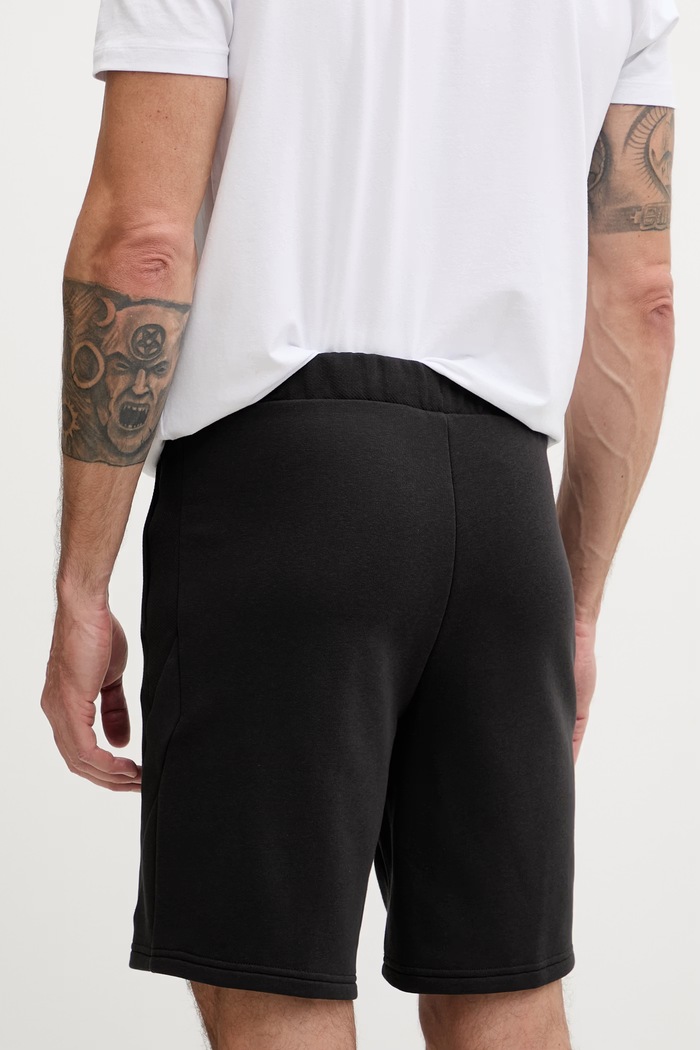 Îmbrăcăminte Puma pantaloni scurți de trening pentru bărbați, cu bumbac Ferrari PM1 634245 negru