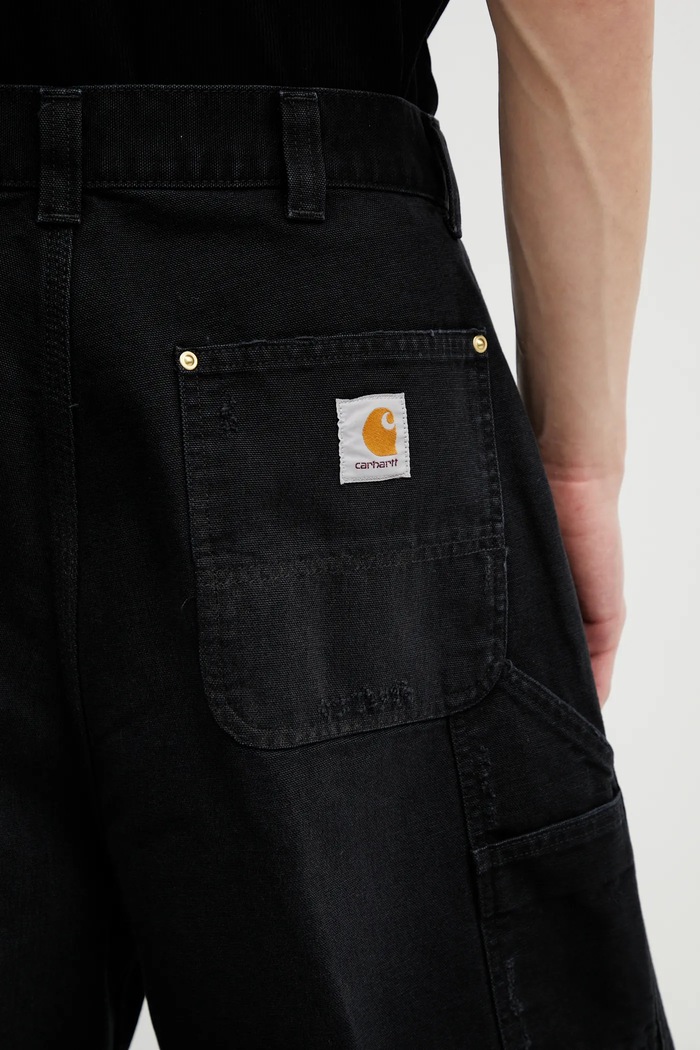 Carhartt WIP szorty jeansowe OG Single Knee Short czarny I036308.89B7