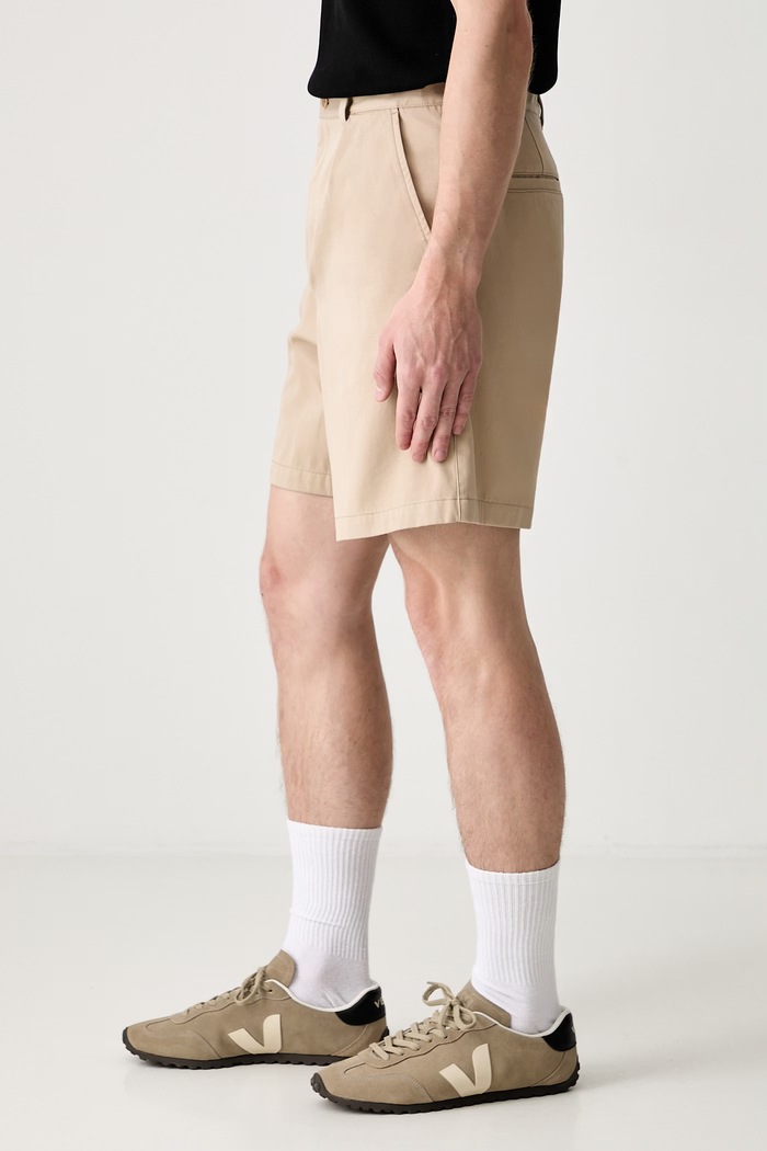 A.P.C. šortky bavlněné pánské COHNZ.H10020 béžová SS26