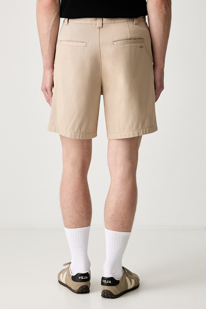 Oblečení A.P.C. šortky bavlněné pánské COHNZ.H10020 béžová