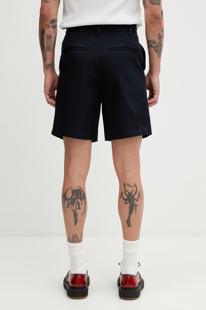 Clothing A.P.C. shorts cotton men's COHNZ.H10020 navy