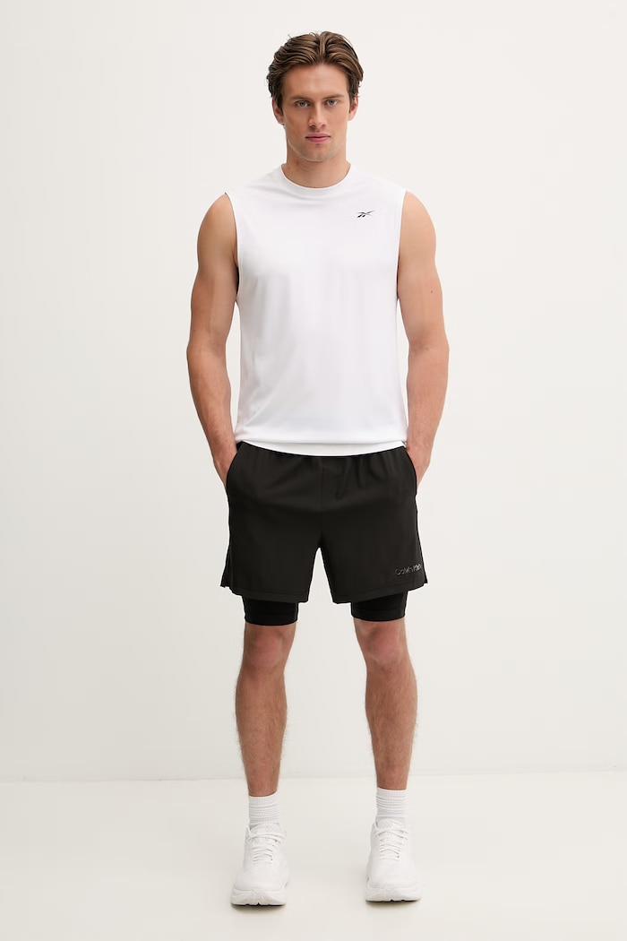 Calvin Klein Performance szorty sportowe męskie LVGMS6S803 czarny SS26