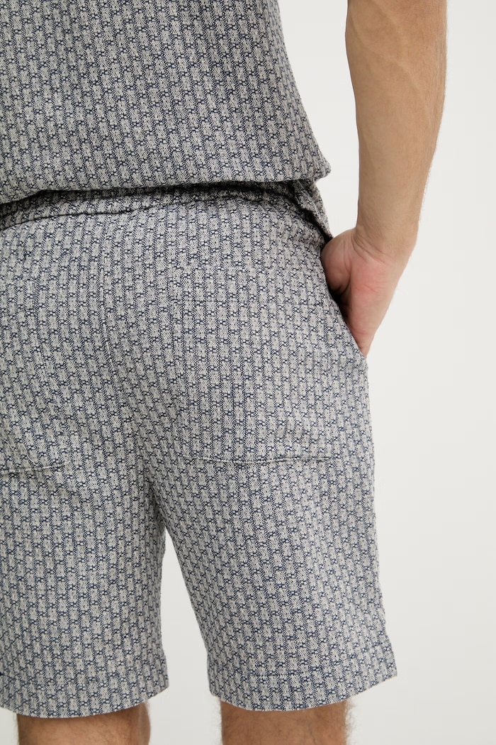 Mos Mosh pantaloni scurți pentru bărbați, din bumbac Floyd bleumarin 509470